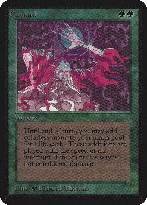 Channel — Limited Edition Alpha — Conjuro — Coste {G}{G}