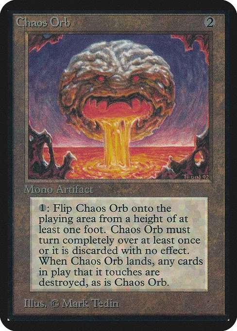 Chaos Orb — Limited Edition Alpha — Artefacto — Coste {2}