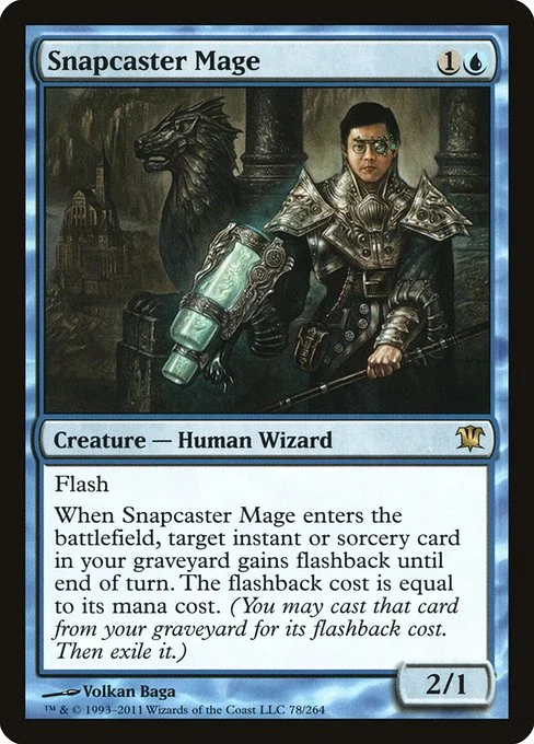 Mago encantador — Innistrad — Criatura — Human Wizard — Coste {1}{U}