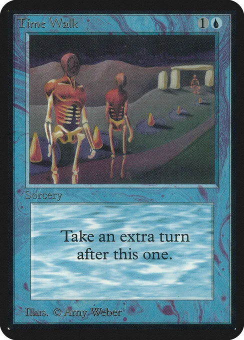 Time Walk — Limited Edition Alpha — Conjuro — Coste {1}{U}
