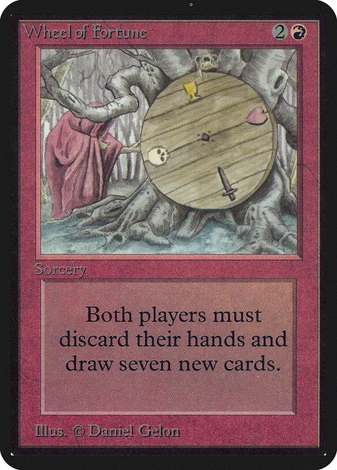 Wheel of Fortune — Limited Edition Alpha — Conjuro — Coste {2}{R}